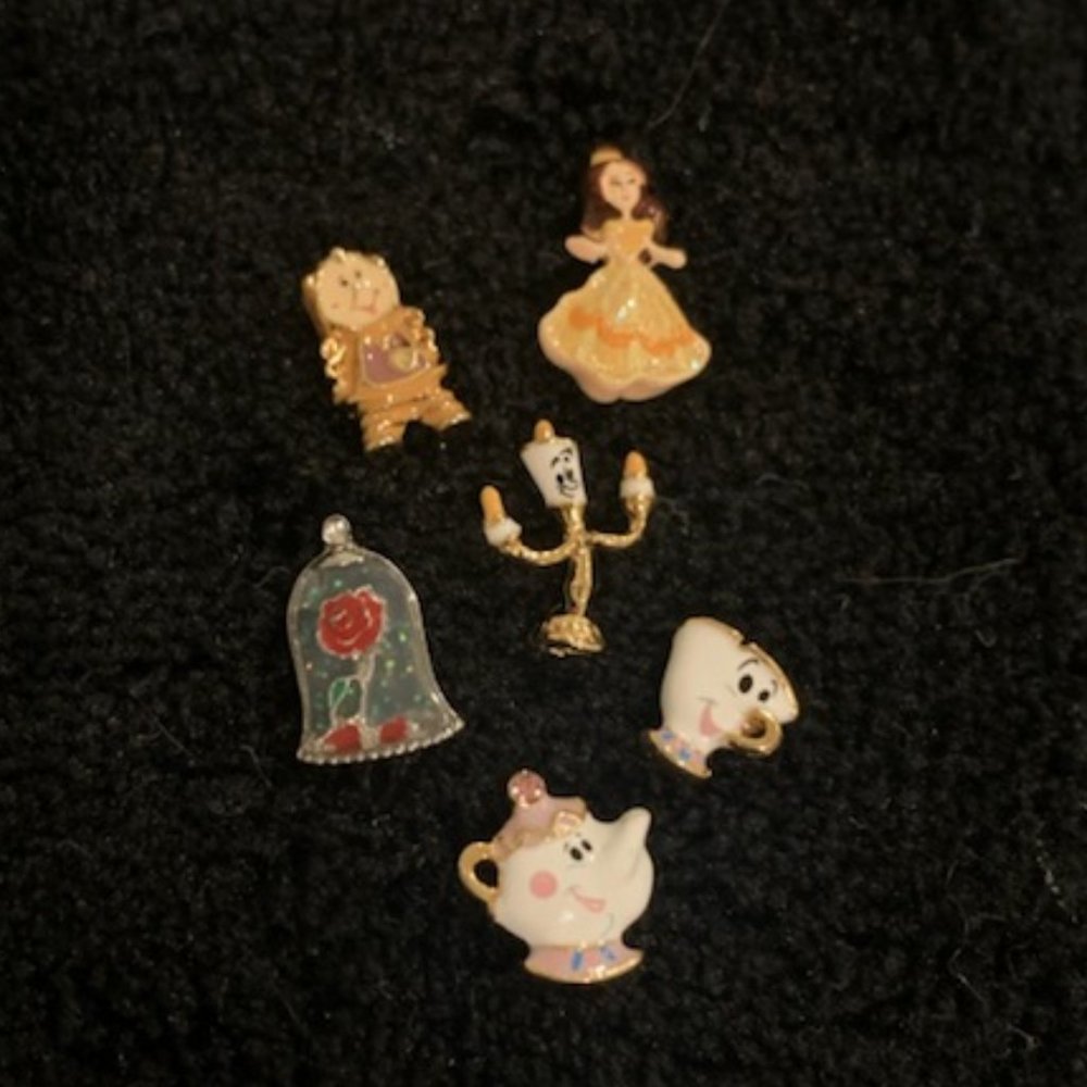Origami Owl - Beauty and the Beast Charms